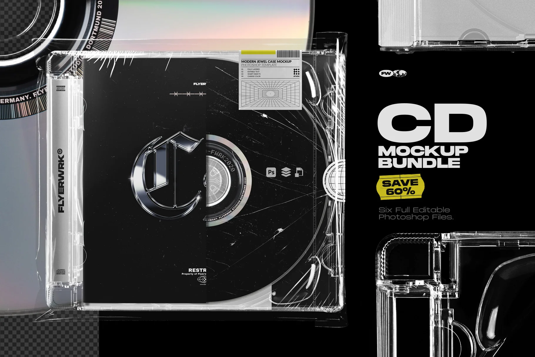 بسته موکاپ سی دی